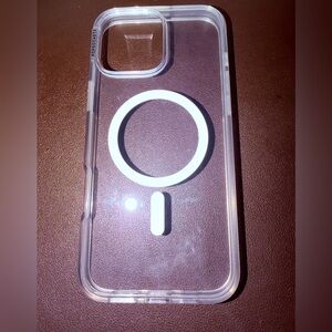 Clear MagSafe Compatible Phone Case Popsocket 16 Pro Max
